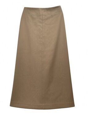 Sport Collection Stretch Pencil Skirt Front Slit Sz 8 Camel Tan‎ #161P